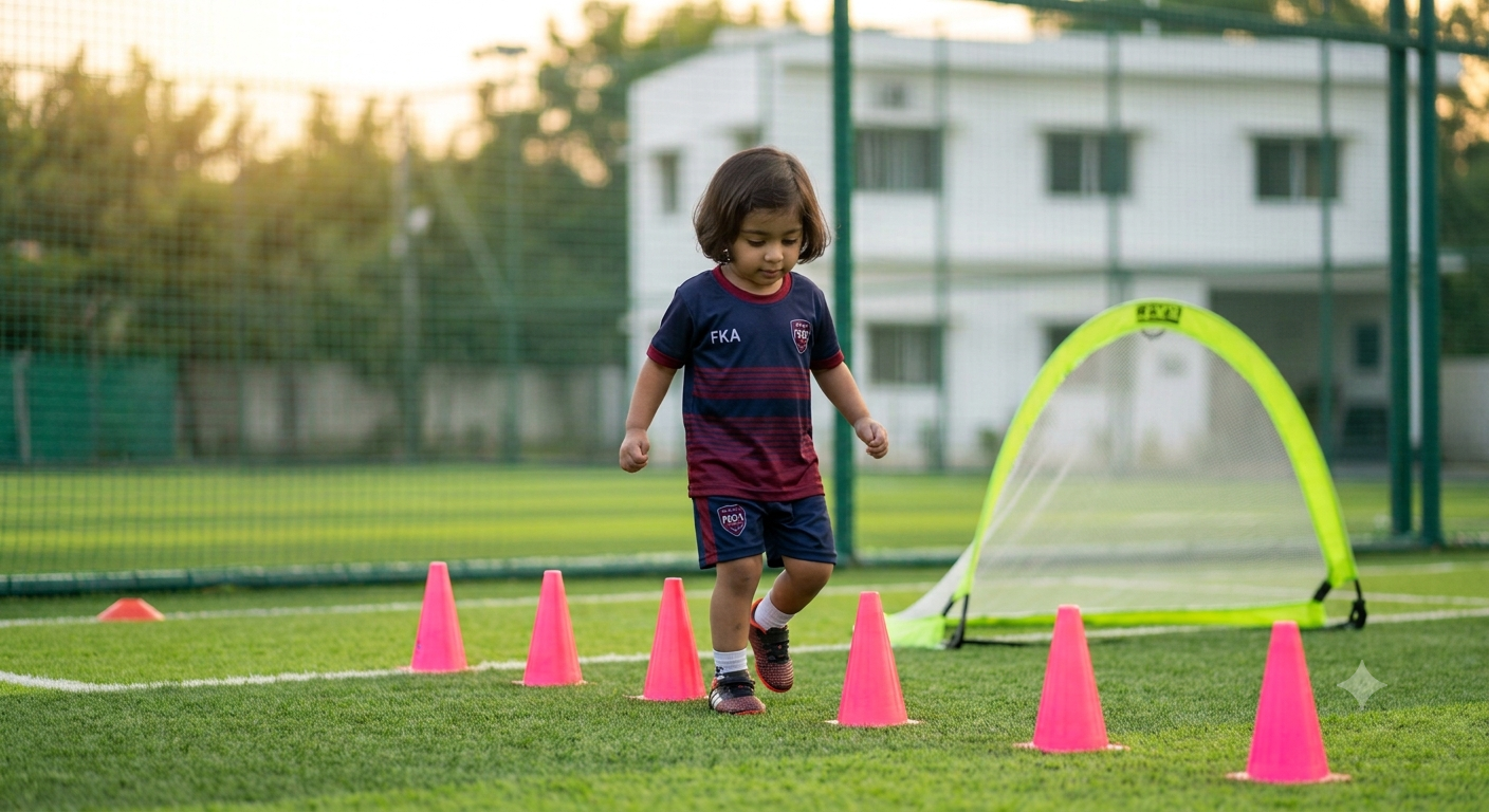 Parents watching children play football